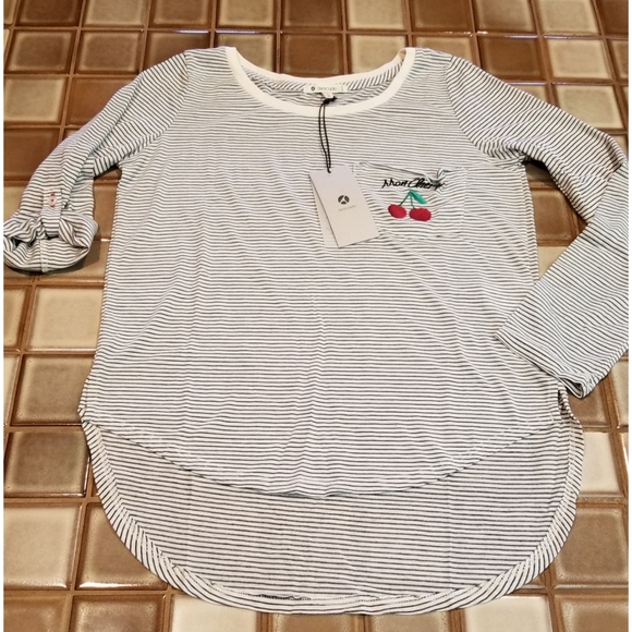 🆕️NWT Avocado Brand Mon Cherry Striped Top - Picture 8 of 12